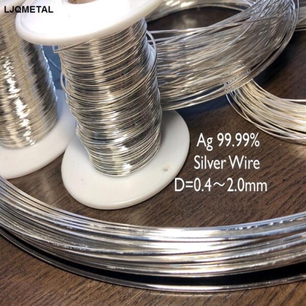 0.3-2mm Metal Silver Wire High-purity Ag 99.99% - Image 4