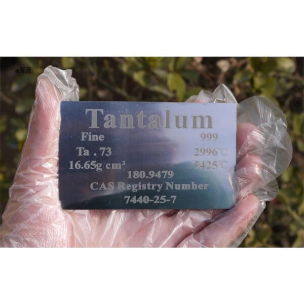 0.2 * 60 * 100mm Element Periodic Phenotype Tantalum Plate High-purity Ta 99.9% - Image 2