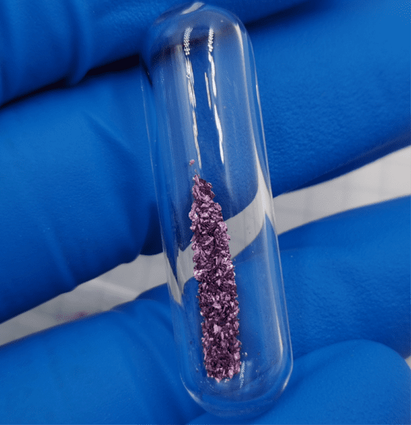 Glass Sealed Purple Golden Sand