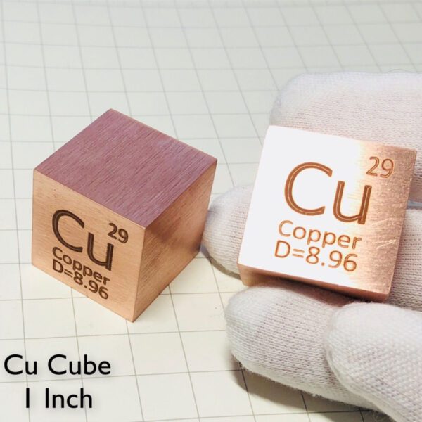 1inch Copper Cubic Periodic Phenotype Cubic Cu 99.95% - Image 3