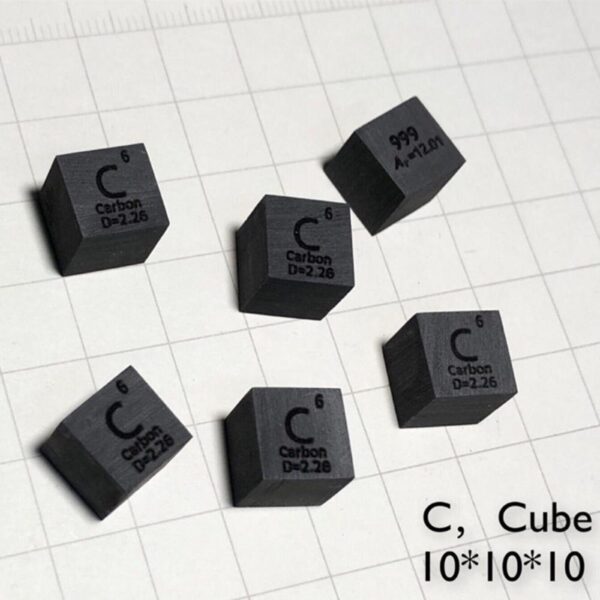 10mm Metal Carbon Cubic Element Periodic Phenotype High-purity C 99.9%