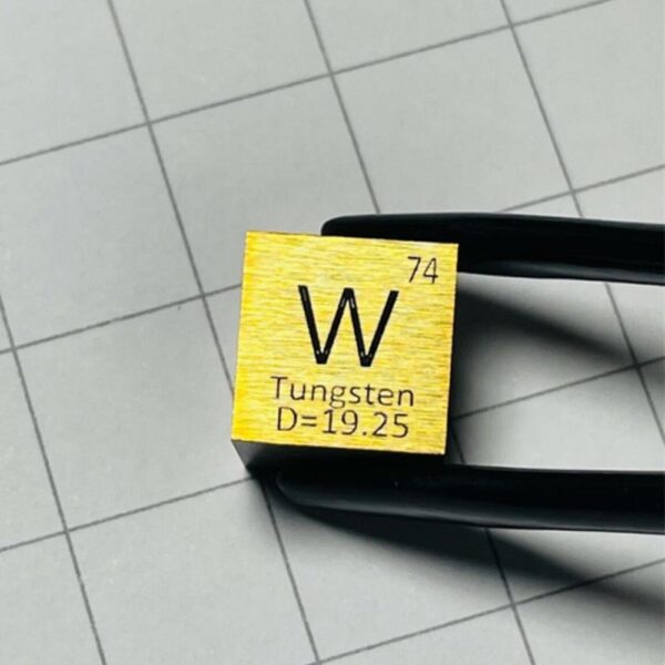 Colorful Color 10mm Metal Tungsten Cubic Element Periodic Phenotype High-purity W 99.95% - Image 5