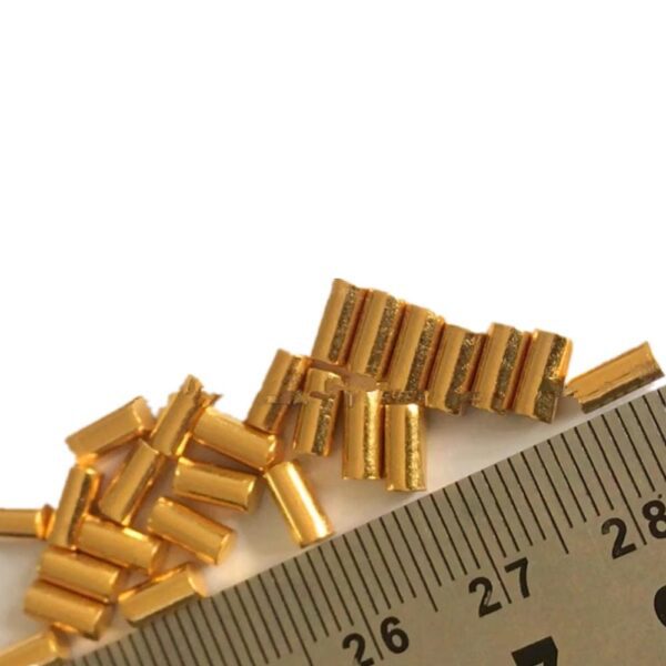 1g Gold Cylindrical Particles 2-6mm High-purity Au>99.99%