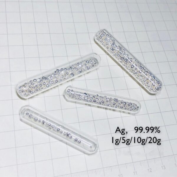 Glass Sealed Silver Particles High-purity Ag 99.99% - Image 3