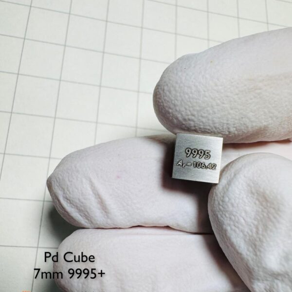 7mm Metal Palladium Cubic Element Periodic Phenotype High-purity Pd 99.95% - Image 4