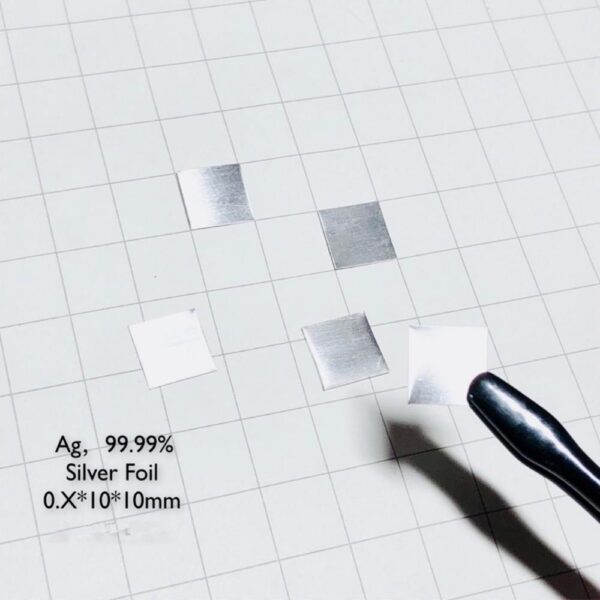 10mm Silver Square Without Carving High-purity Ag 99.99%