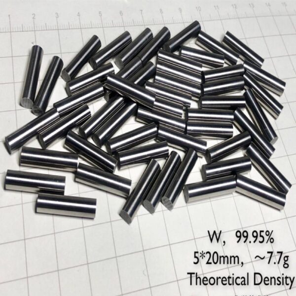 5 * 20mm Metal Tungsten Cylindrical High-purity W 99.95% - Image 2