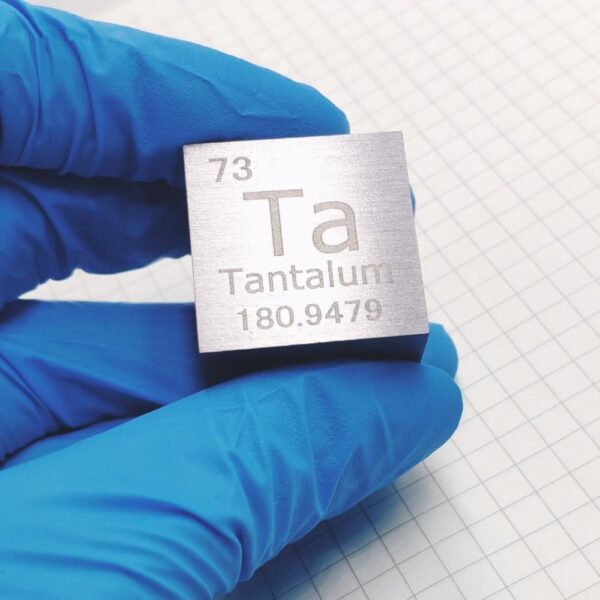 25.4mm Metal Tantalum Cubic Element Periodic Phenotype High-purity Ta 99.9% - Image 3