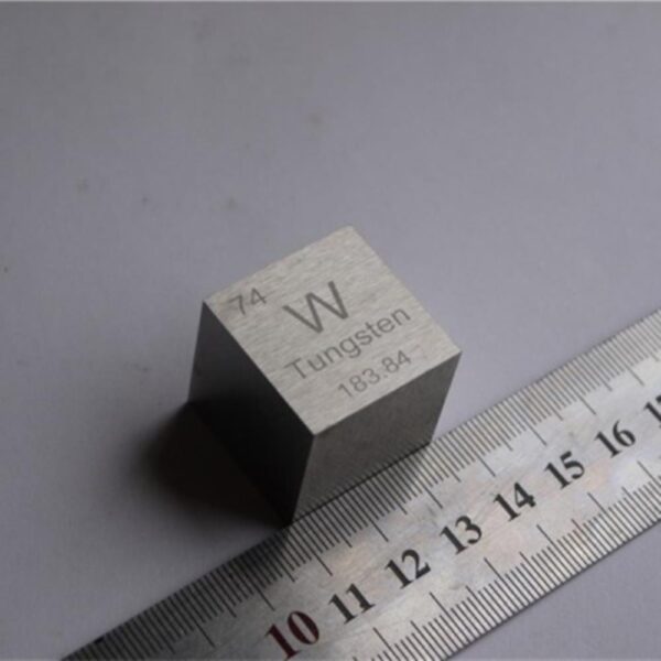 25.4mm Metal Tungsten Cubic Element Periodic Phenotype High-purity W 99.95%