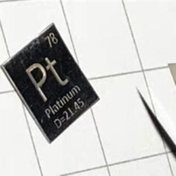 10 * 10 * 0.1mm Metal Platinum Square Plate Carving Element Periodic Phenotype High-purity Pt 99.95%