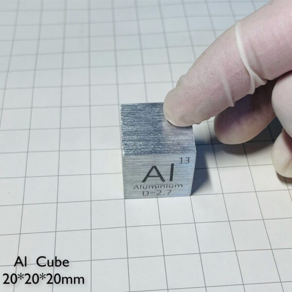 20mm Metal Aluminum Cubic Element Periodic Phenotype Al 99.7% - Image 2