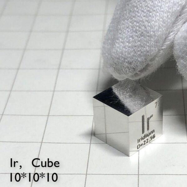 10mm Mirror Polished Iridium Cubic Element Periodic Phenotype High-purity Ir 99.95% - Image 3