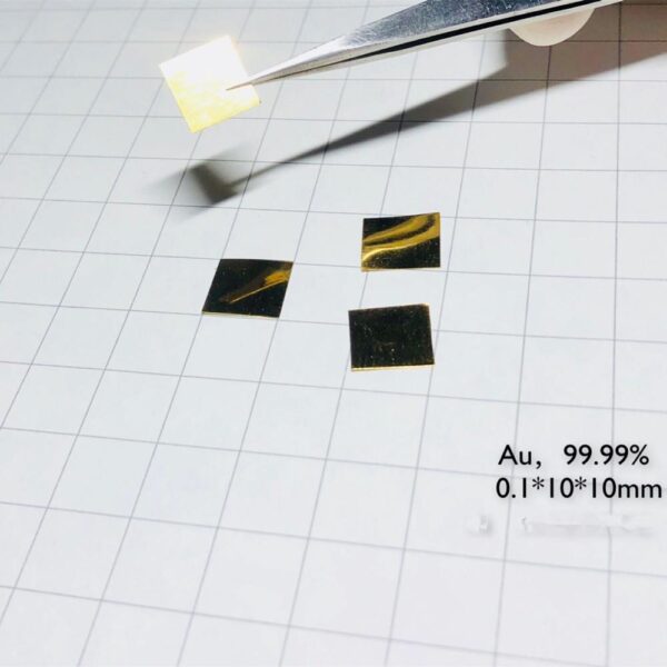 Elemental Gold Square High-purity Au 99.99% - Image 3