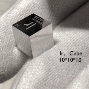 10mm Mirror Polished Iridium Cubic Element Periodic Phenotype High-purity Ir 99.95%