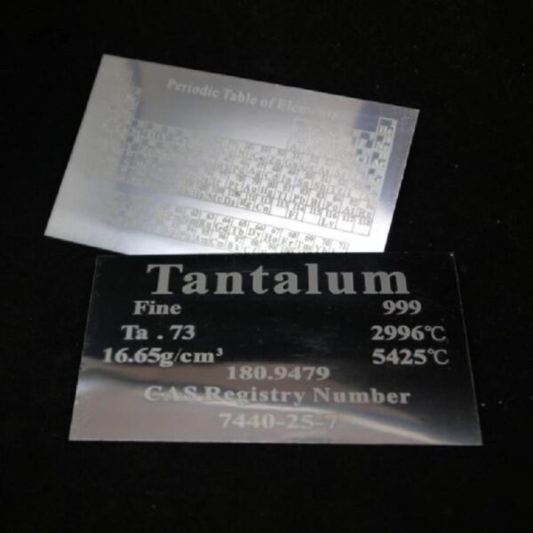 0.2 * 60 * 100mm Element Periodic Phenotype Tantalum Plate High-purity Ta 99.9% - Image 3