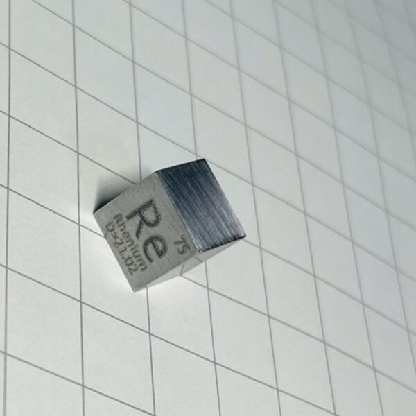 1cm Metal Rhenium Cubic Element Periodic Phenotype High-purity Re 99.99%