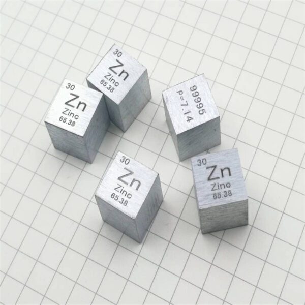 10mm Zinc Cube Element Periodic Phenotype Zn 99.995% - Image 3