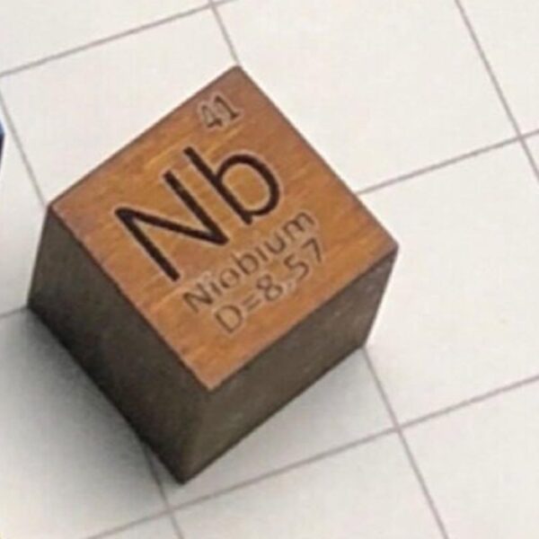Colorful 10mm Metallic Niobium Cubic Element Periodic Phenotype High-purity Nb 99.95% - Image 5