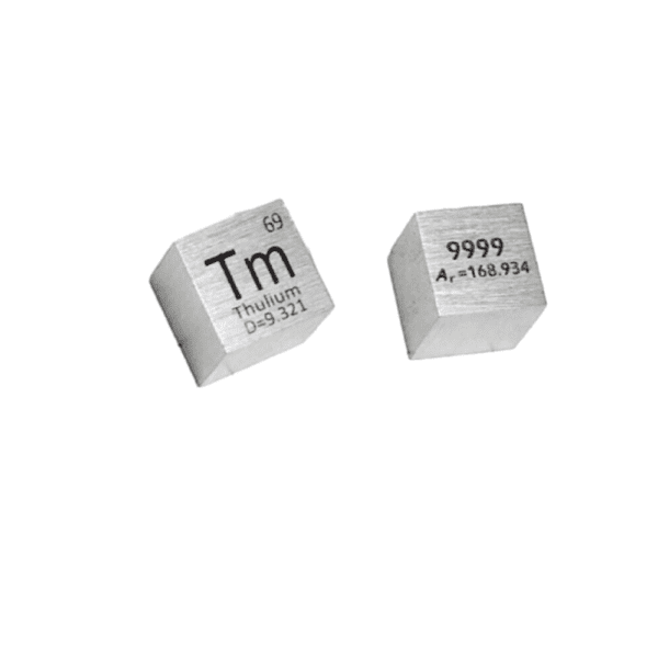 1cm Metal Thulium Cubic Element Periodic Phenotype High-purity Tm 99.99%