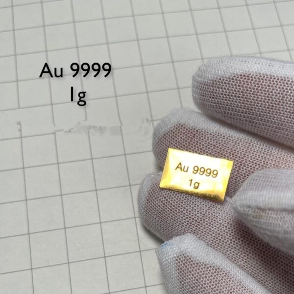 1g Engraved Gold Plate High-purity Au 99.99% - Image 2