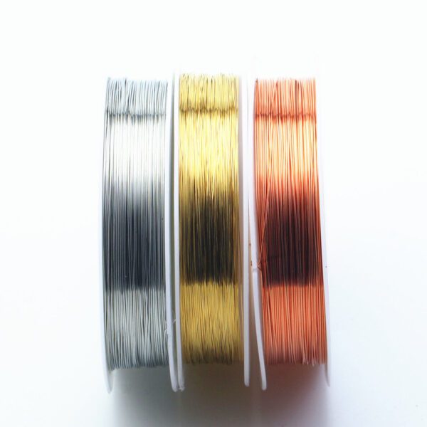 10 Rolls Of Metal Copper Wire DIY Crafts Jewelry Bead Rope Processing - Image 12