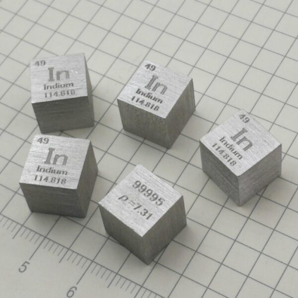 10mm Periodic Phenotype Indium Cubic, High-purity In ≥ 99.995% - Image 4