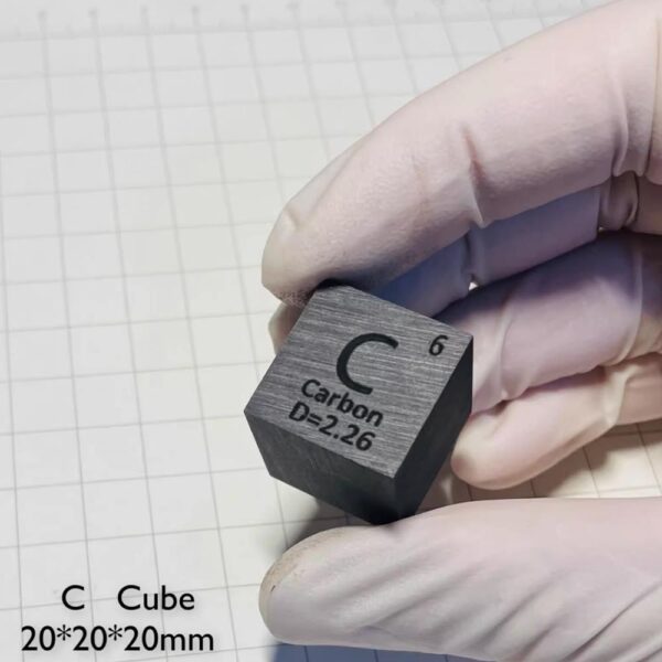 20mm Metal Carbon Cubic Element Periodic Phenotype High-purity C 99.9% - Image 2