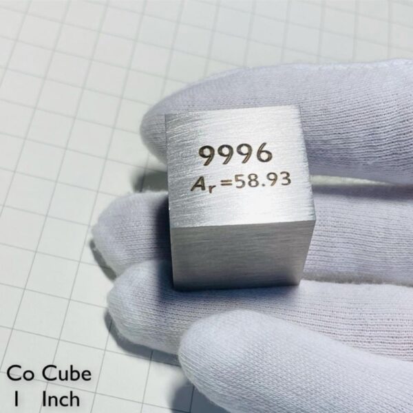 2.54cm Metal Cobalt Cubic Element Periodic Phenotype High-purity Co 99.96% - Image 2