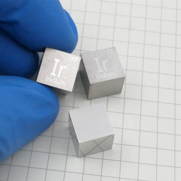 10mm Metal Iridium Cubic Carving Periodic Table High-purity Ir 99.95% - Image 2