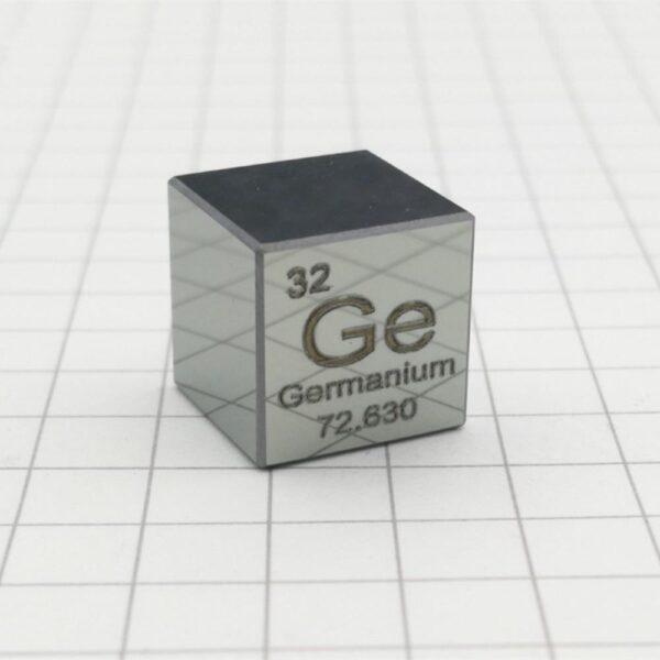 10mm Mirror Chamfered Germanium Cubic Element Periodic Phenotype High-purity Ge 5N