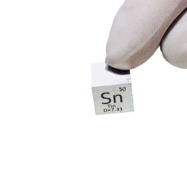 1cm Metal Tin Cubic Element Periodic Phenotype Sn 99.99%