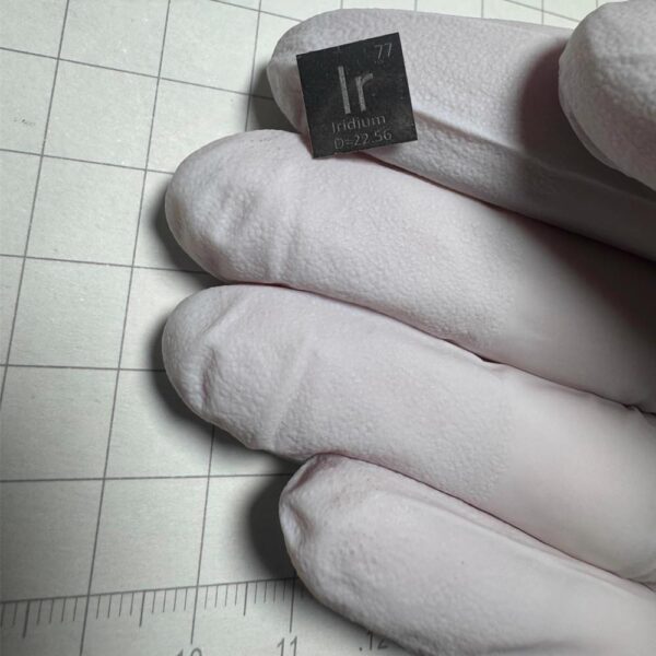 10mm Metal Iridium Square Engraving Periodic Table High-purity Ir 99.95% - Image 2