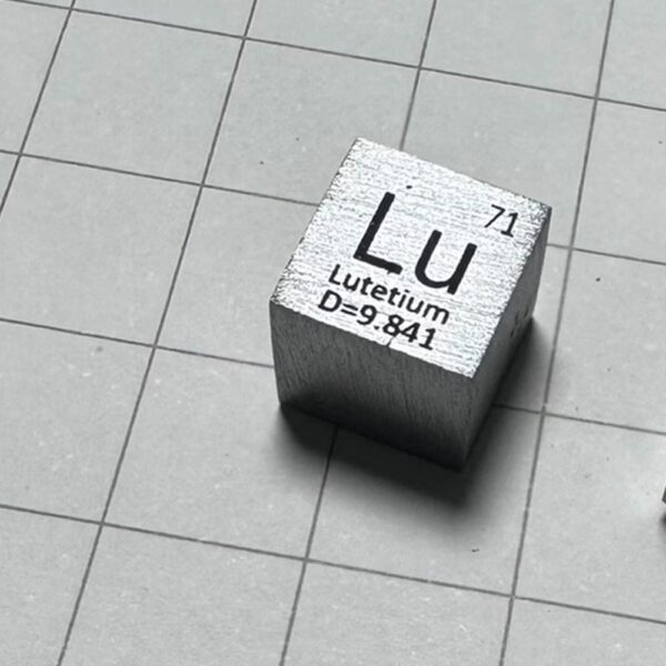 Defective 1cm Metal Lutetium Cubic Element Periodic Phenotype High-purity Lu 99.95% - Image 4