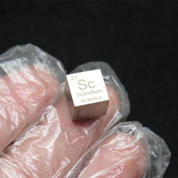 10mm Metal Scandium Cubic Element Periodic Phenotype High-purity Sc 99.9%