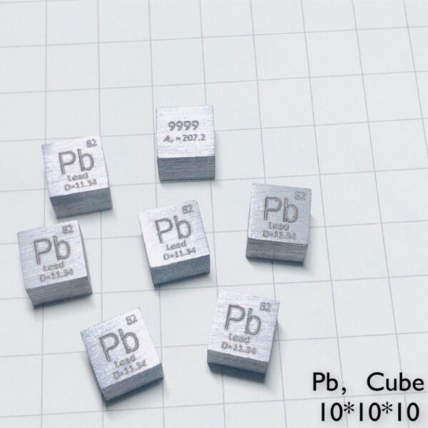 1cm Metal Lead Cubic Element Periodic Phenotype Pb 99.99% - Image 3