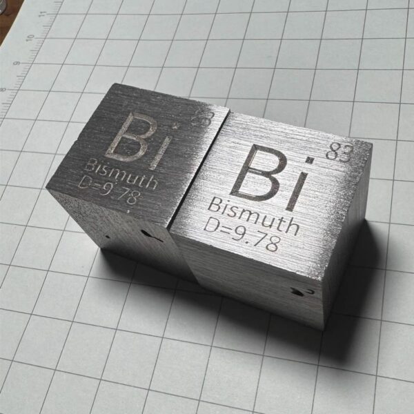 Defective 1-inch Metal Bismuth Cubic Element Periodic Phenotype High-purity Bi 99.99%