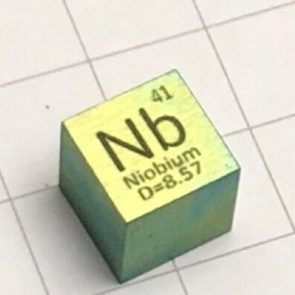 Colorful 10mm Metallic Niobium Cubic Element Periodic Phenotype High-purity Nb 99.95% - Image 10
