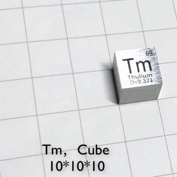 1cm Metal Thulium Cubic Element Periodic Phenotype High-purity Tm 99.99% - Image 3