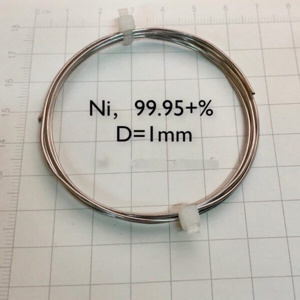 1mm Electrolytic Nickel Wire  Ni 99.95% - Image 2