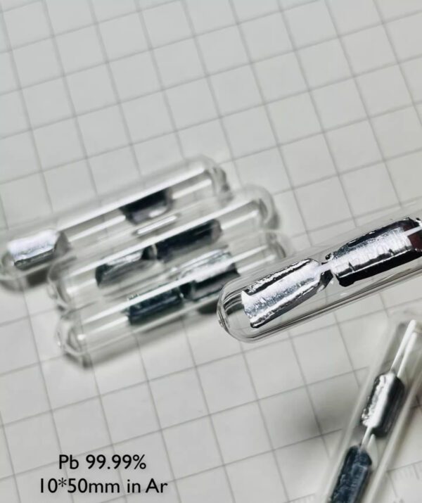 3-5g Glass Sealed Lead Block Argon Gas Protection Pb 99.99% - Image 3