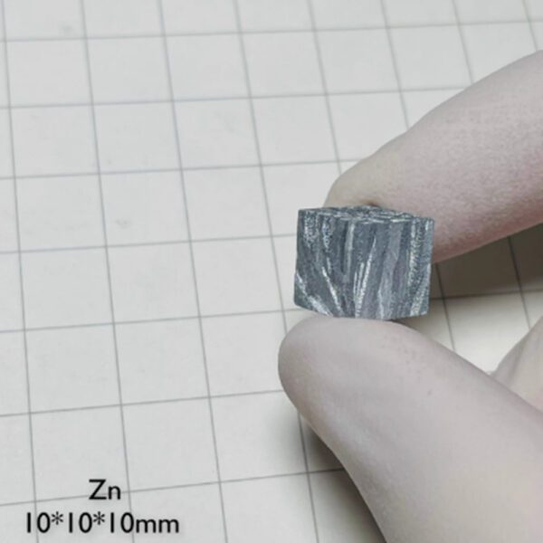 1cm Metallographic Zinc Cube Zn 99.99% - Image 2