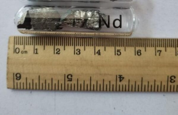 10g Neodymium Sample Sealed in A Glass Ampoule