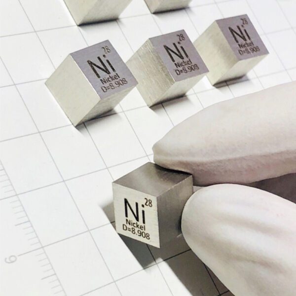 8pcs 1cm Element Cube Copper Titanium Aluminum Carbon Zinc Nickel Molybdenum Chromium for Collection Hobbies Desktop Decoration - Image 7