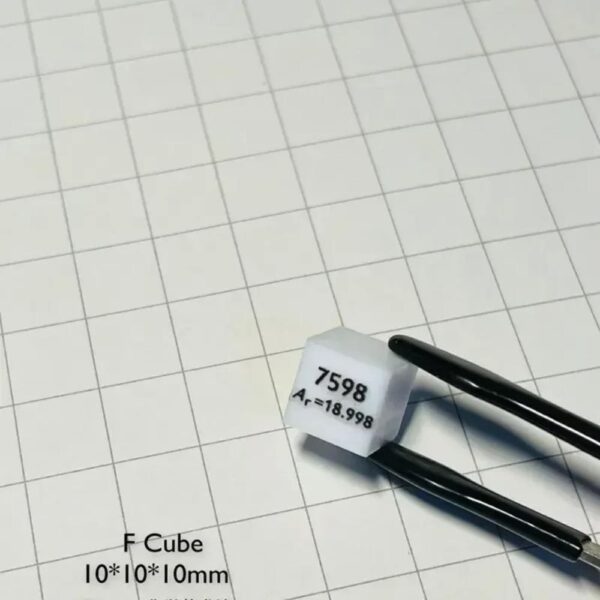 10mm Fluorine Cube F 75.98% Light Density Element Cubes for Collection Hand Made DIY Hobbies Crafts Display - Image 2