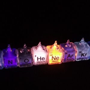 8pcs Rare Gas Cube Hydrogen Nitrogen Oxygen Helium Neon Argon Krypton Xenon 5N