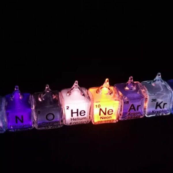 8pcs Rare Gas Cube Hydrogen Nitrogen Oxygen Helium Neon Argon Krypton Xenon 5N - Image 2