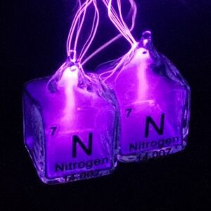 8pcs Rare Gas Cube Hydrogen Nitrogen Oxygen Helium Neon Argon Krypton Xenon 5N
