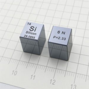10mm Mirror Silicon Cubic Element Periodic Phenotype High-purity Si 6N
