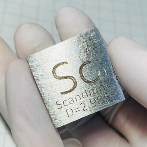 25.4mm Pure Scandium Cubic, 99.95% High-purity Metal Sc