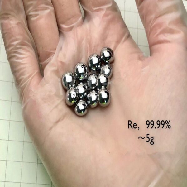 5g Pure Rhenium Beads, 99.99% High-purity Rare Re Balls - Image 2